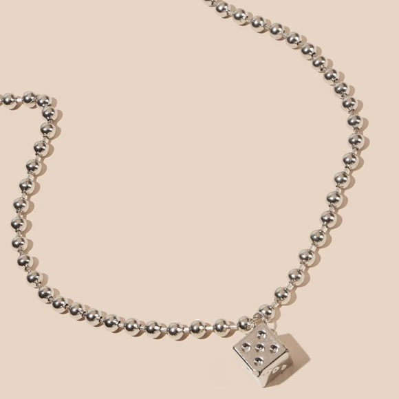 Jewelry - Ball chain dice necklace
